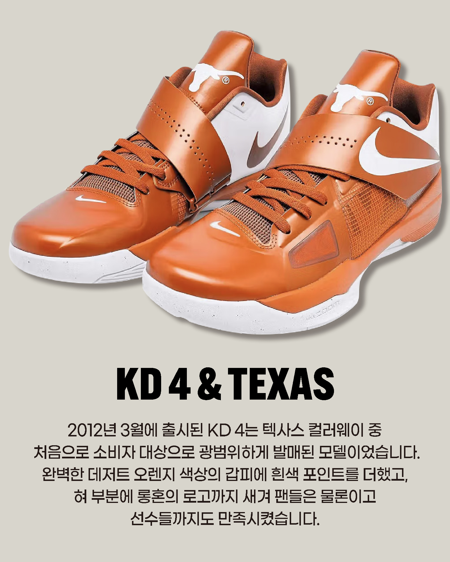 NIKE ZOOM KD4 TEXAS